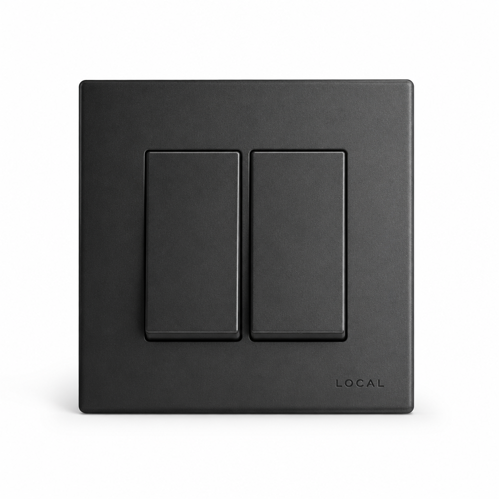 Double Switch - Matte Black Finish